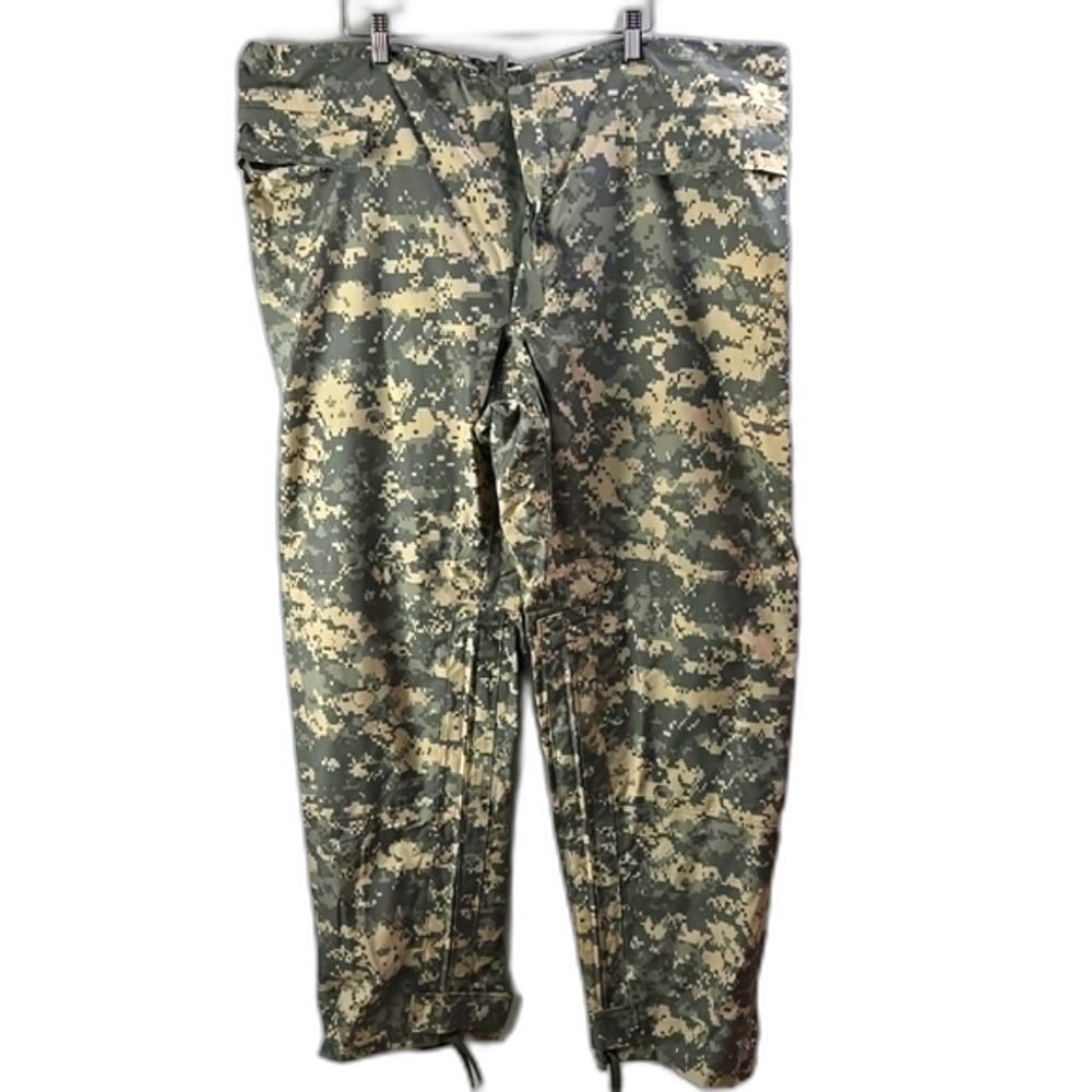ORC Industries Camouflage Rainsuit Pants‎ Sz Lg 32, Outdoors Adventure Camping